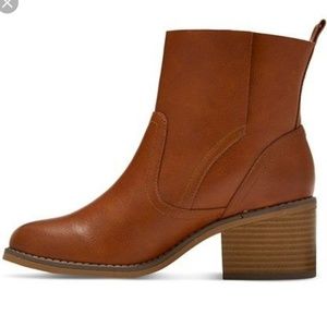 Toffee brown ankle boot
